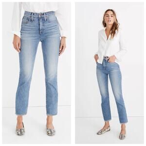 Madewell Perfect Vintage Jean in Ainsworth Wash Size 28 Straight Leg